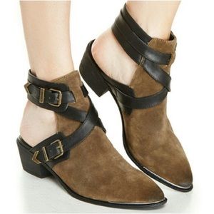 Circus by Sam Edelman | Hallie Booties moss green